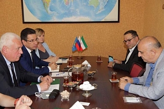 ملاقات رییس اتاق بازرگانی مشترک ایران و روسیه  با سرپرست گمرک آستراخان