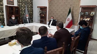ملاقات رییس اتاق بازرگانی مشترک ایران و روسیه با سفیر ایران در روسیه