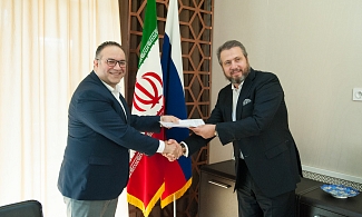 افتتاح دفتر نمایندگی شورای تجارت روسیه و ایران در سرای تجاری ایرانیان در آستراخان