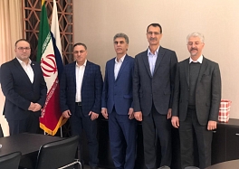 Визит Генерального директора АО "Мир Бизнес Банка" г-н Хазар Мохаммад и должностные лица Банка посетили Торговый дом Иран